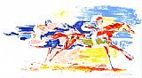 Horse Racing Art for sale - Swiss Race by Leroy Neiman